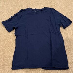 American Eagle Outfitters Men’s Dark Blue Crew Neck T-Shirt